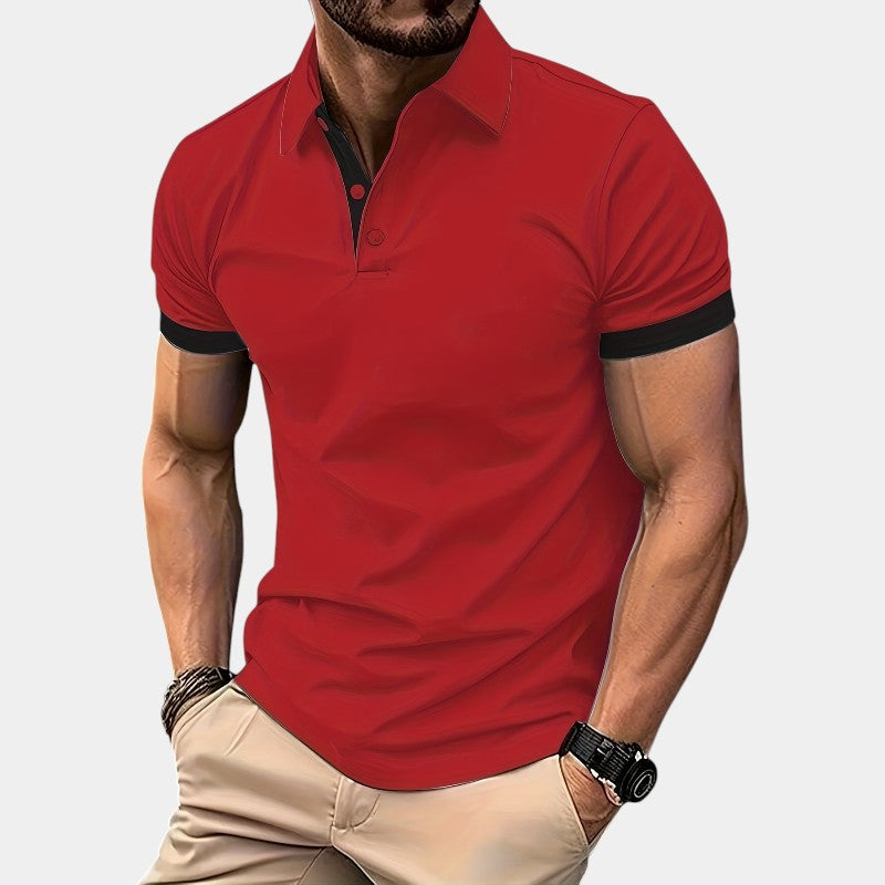 Herr Golfskjorta Justerad Polyester 8