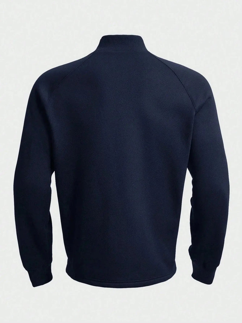Herr Halv-Zip Tröja Trendig Design 3