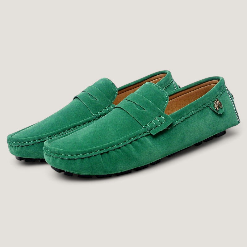 Herr Moccasins Avslappnad Gummi Antiskidande 11