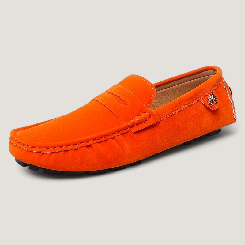 Herr Moccasins Avslappnad Gummi Antiskidande 1