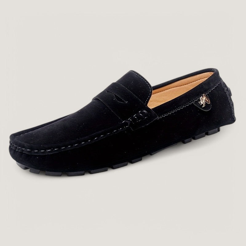 Herr Moccasins Avslappnad Gummi Antiskidande 2