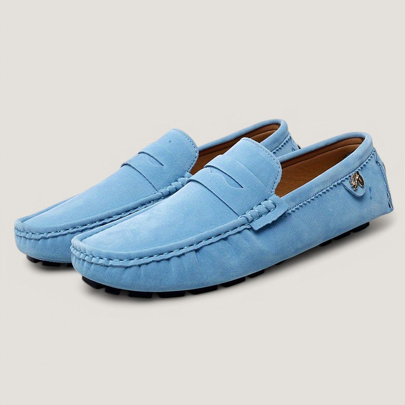 Herr Moccasins Avslappnad Gummi Antiskidande 7