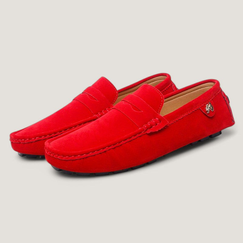Herr Moccasins Avslappnad Gummi Antiskidande 8
