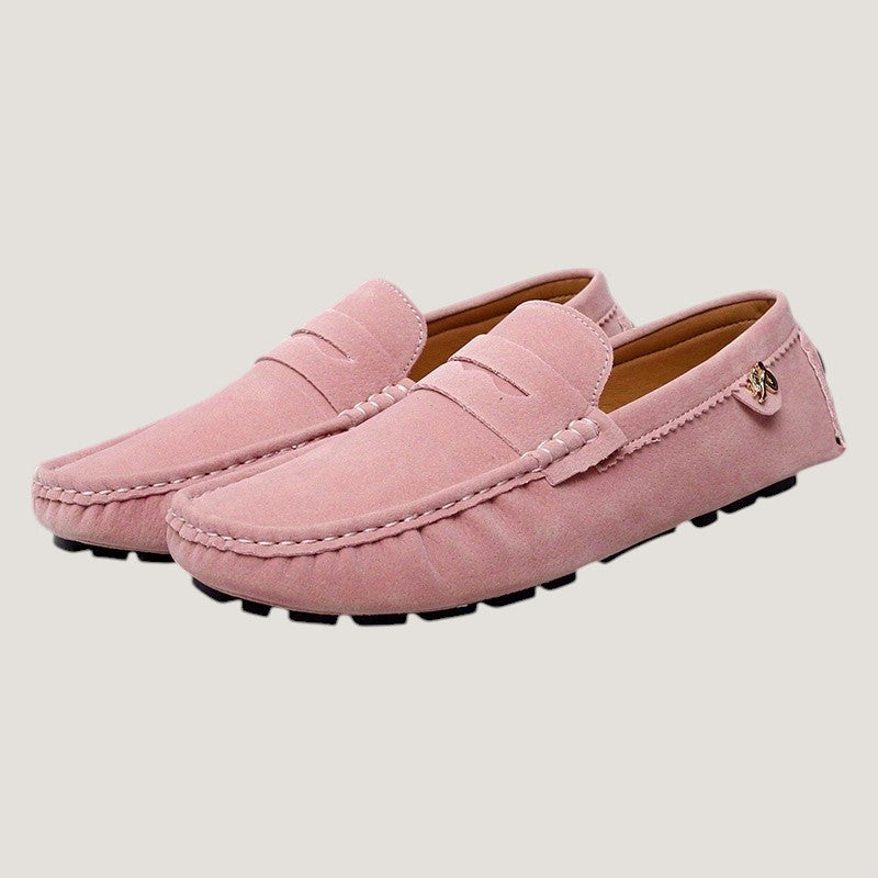 Herr Moccasins Avslappnad Gummi Antiskidande 9