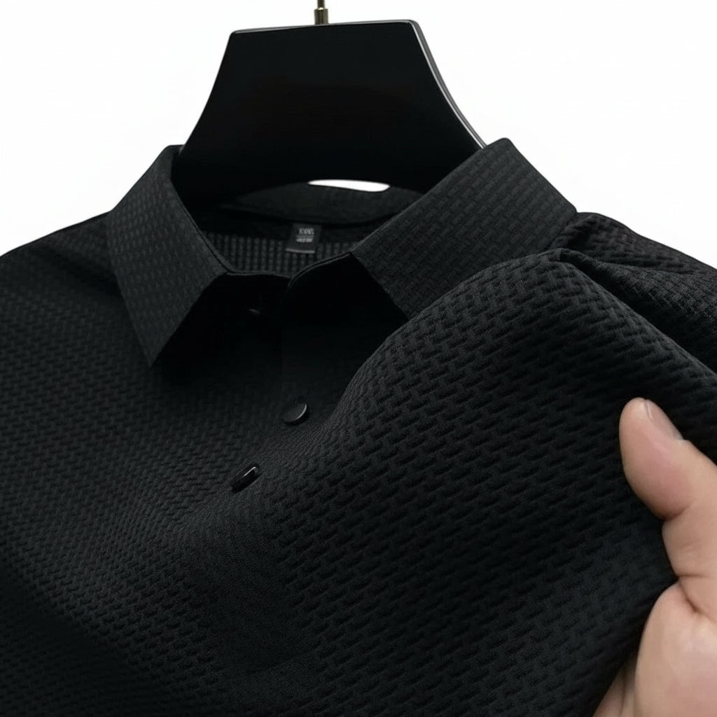 Herr Pikétröja Kortärmad Klassisk Stil 0