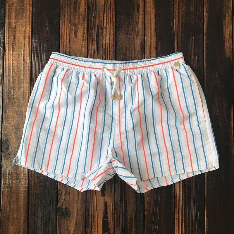 Herr Shorts Randig Design För Sommaraktiviteter 3
