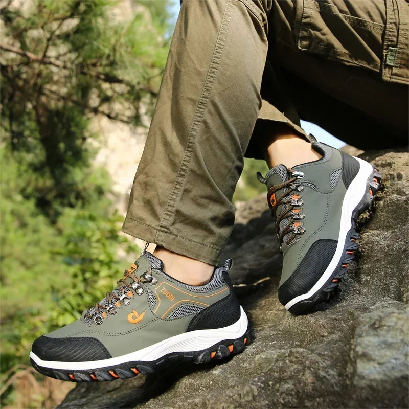 Herr Sneakers Plattform Skor för Utomhusbruk Lätta Syntetmaterial 4
