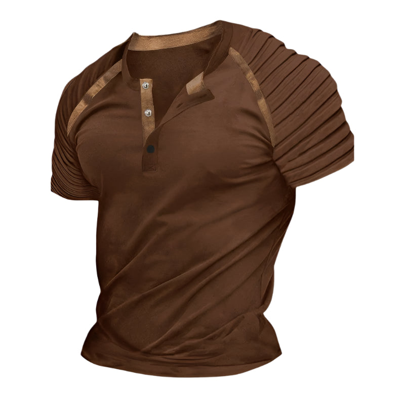 Herr T-Shirt Casual Randig Polyester 0