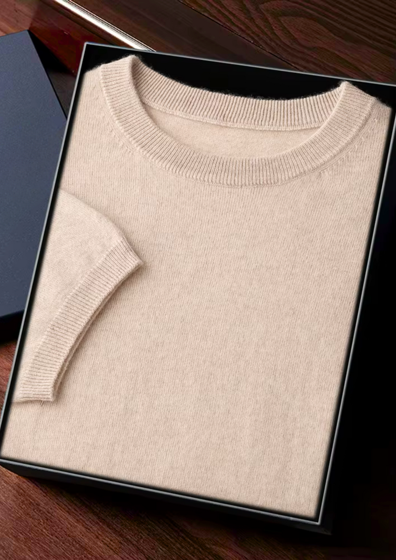 Herr T-Shirt Rund Halsringning Klassisk Stil Kvalitets T-Shirt 10