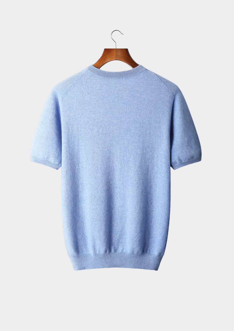 Herr T-Shirt Rund Halsringning Klassisk Stil Kvalitets T-Shirt 12