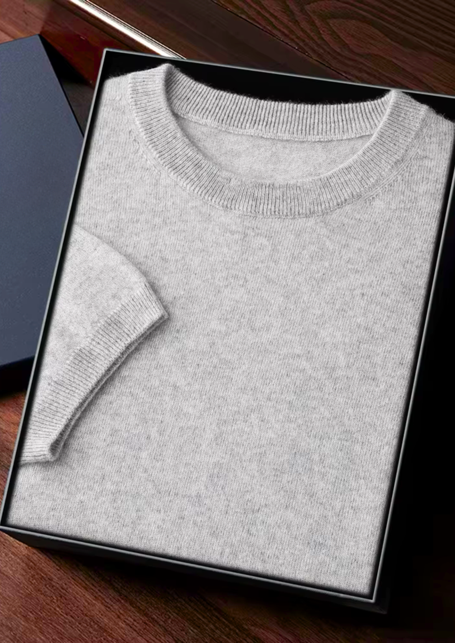 Herr T-Shirt Rund Halsringning Klassisk Stil Kvalitets T-Shirt 16