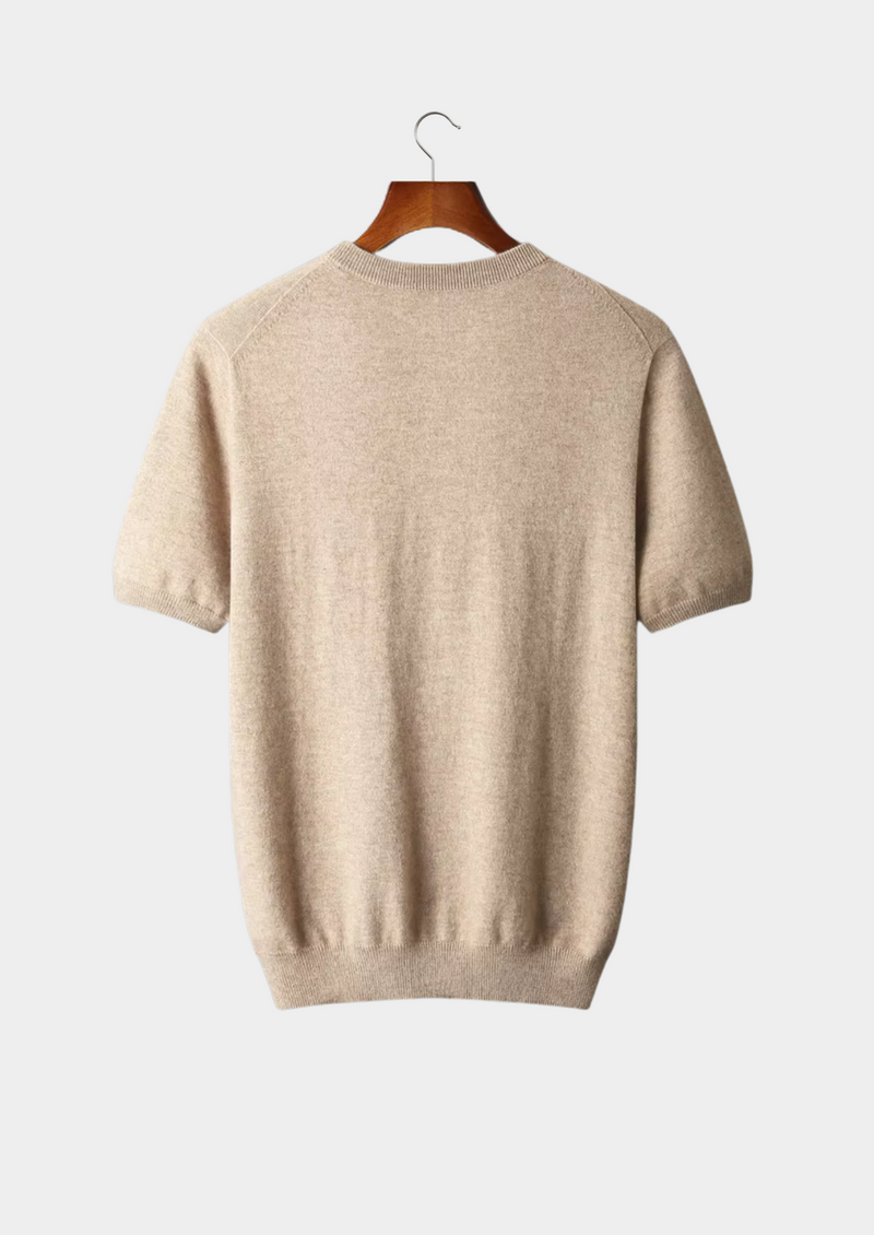 Herr T-Shirt Rund Halsringning Klassisk Stil Kvalitets T-Shirt 1