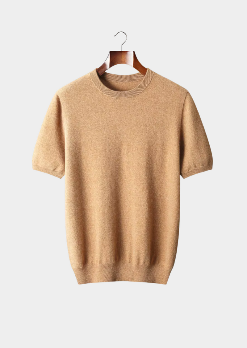 Herr T-Shirt Rund Halsringning Klassisk Stil Kvalitets T-Shirt 8