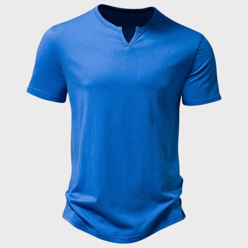 Herr T-shirt Klassisk Design i Lätt Bomull 2
