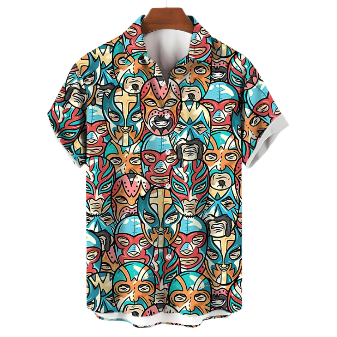 Herr T-shirt Lucha Legends Avslappnad Lätt Tyg 0