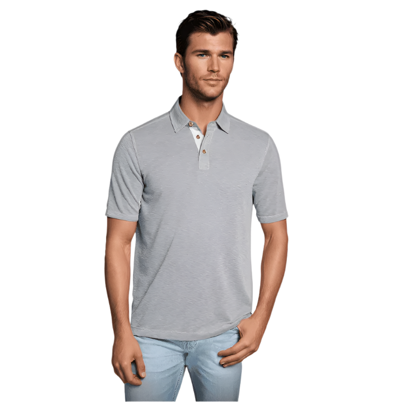 Herr T-shirt med långa ärmar i bomull 0