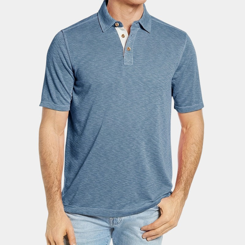 Herr T-shirt med långa ärmar i bomull 1