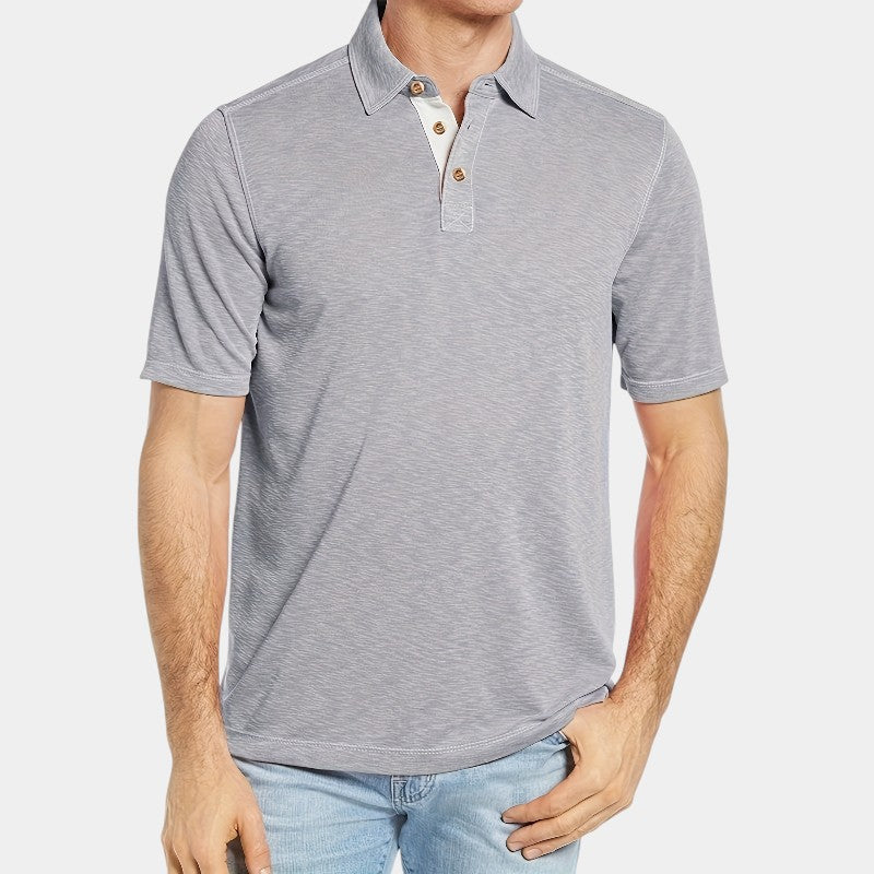 Herr T-shirt med långa ärmar i bomull 2