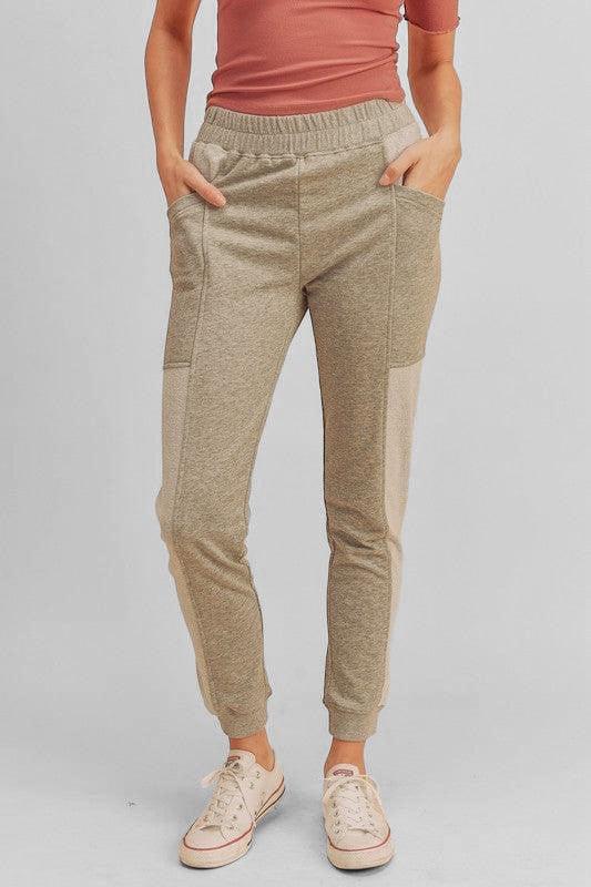 Herr Taperade Joggers Patchfickor Bomull och Polyester 1