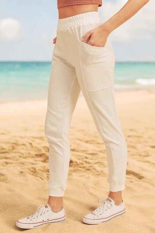 Herr Taperade Joggers Patchfickor Bomull och Polyester 4