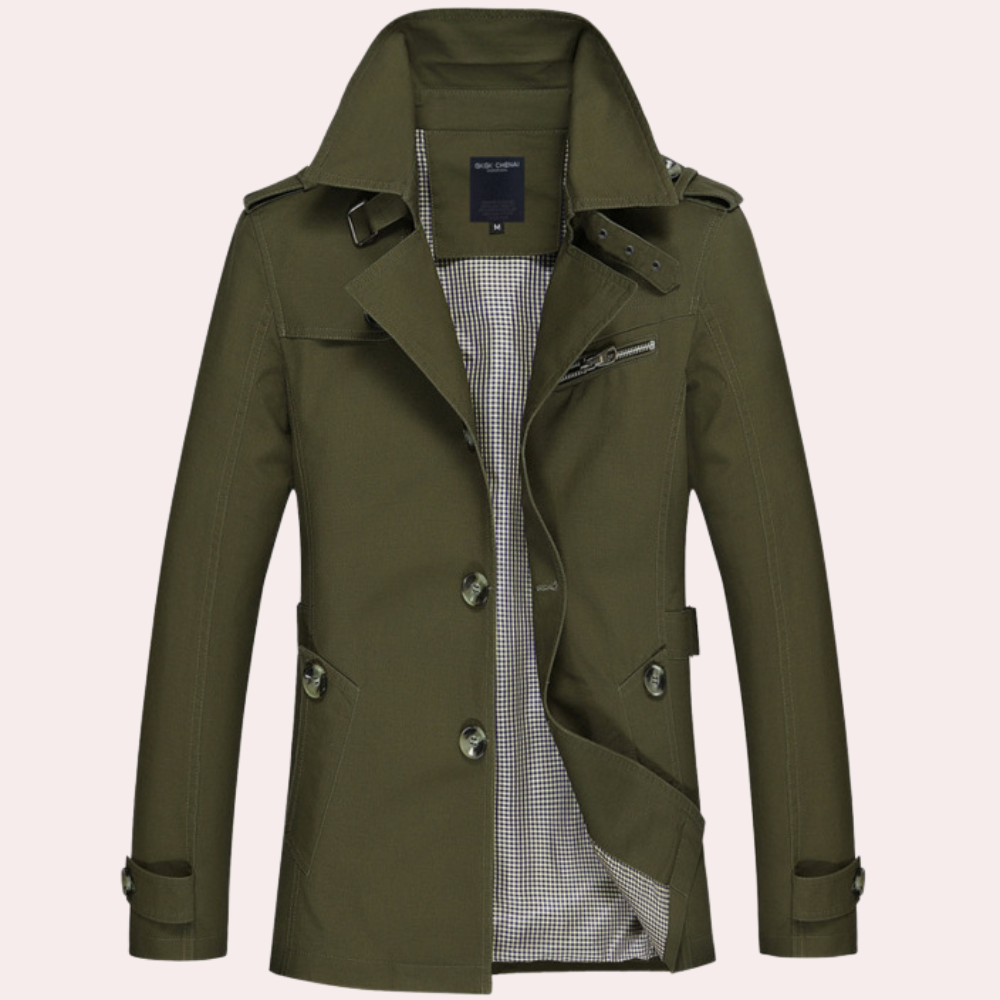 Herr Trenchcoat i Stilren Design 3