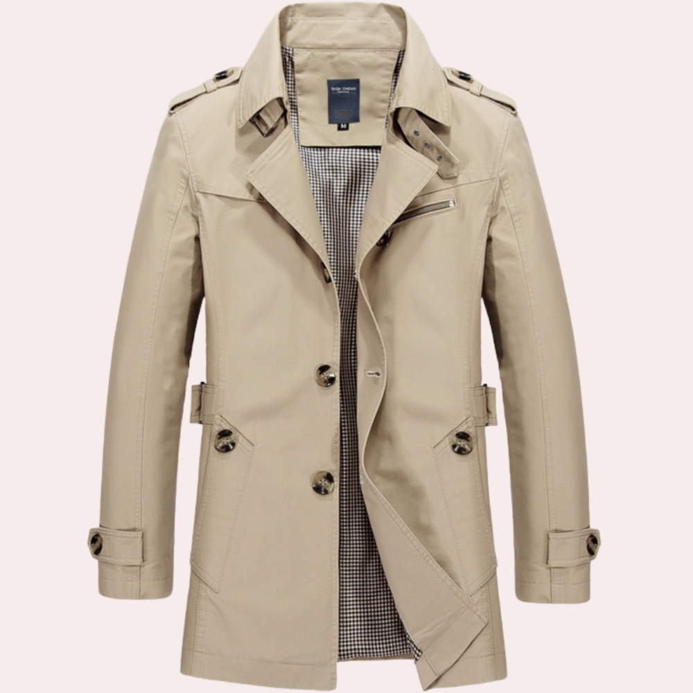 Herr Trenchcoat i Stilren Design 4