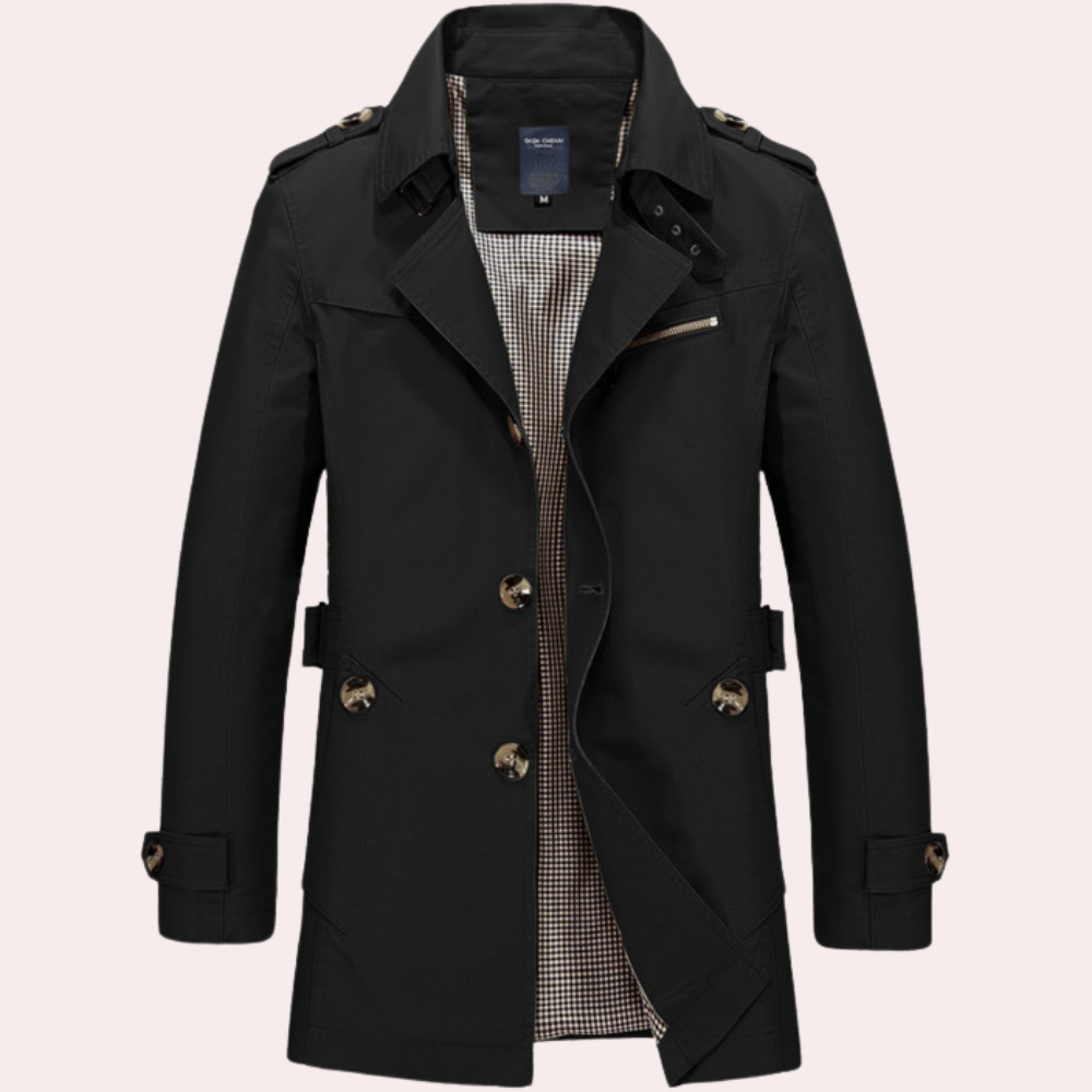 Herr Trenchcoat i Stilren Design 5