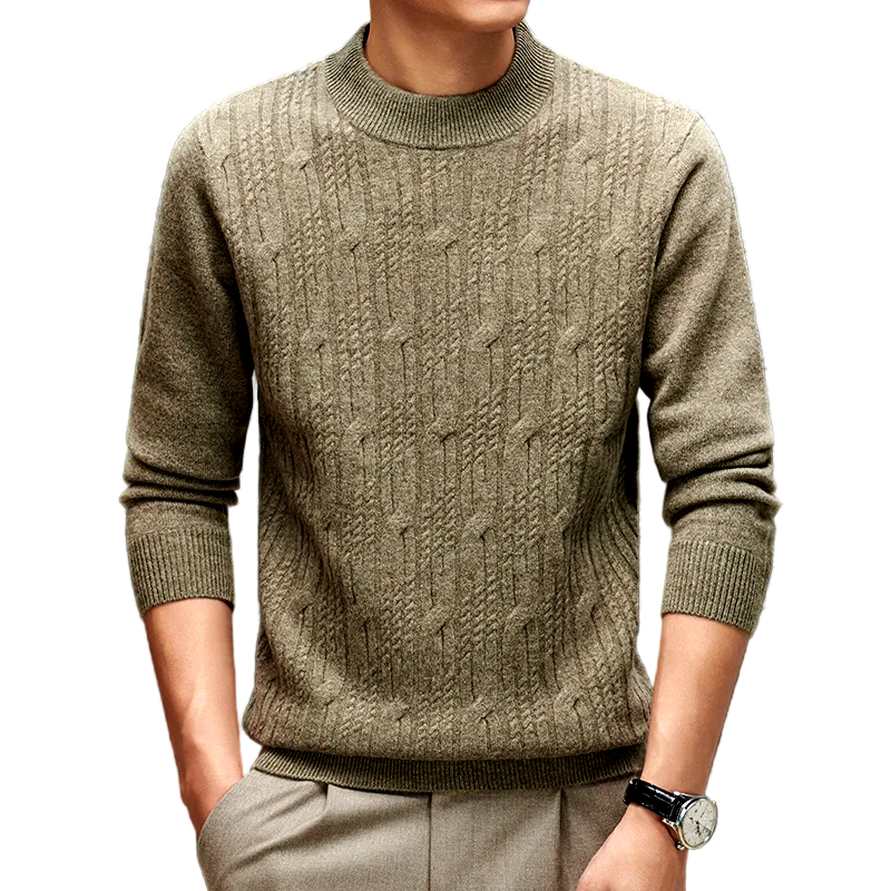 Herr Tröja i Stilren Design För Vardagsbruk och Avslappnade Tillfällen 0