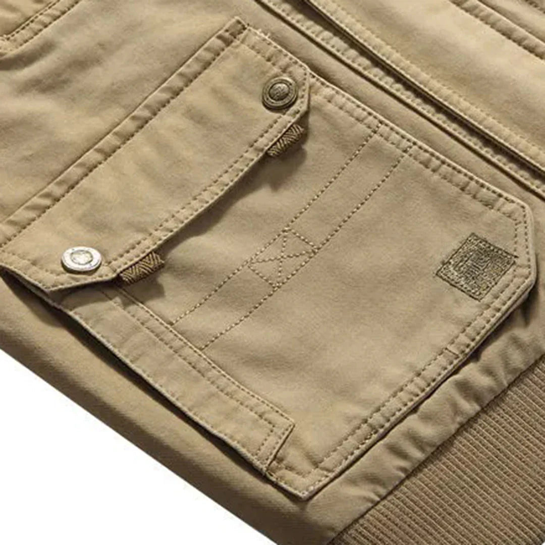 Herr Väst Utomhus Funktionell med Flera Fickor 3