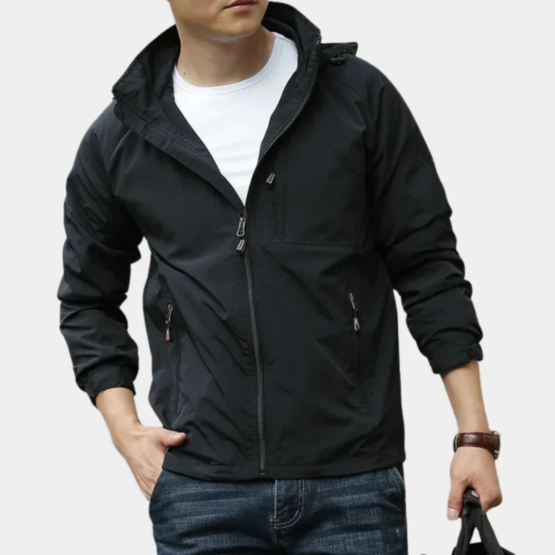 Herr cargojacka vattenavvisande andningsbar design 4