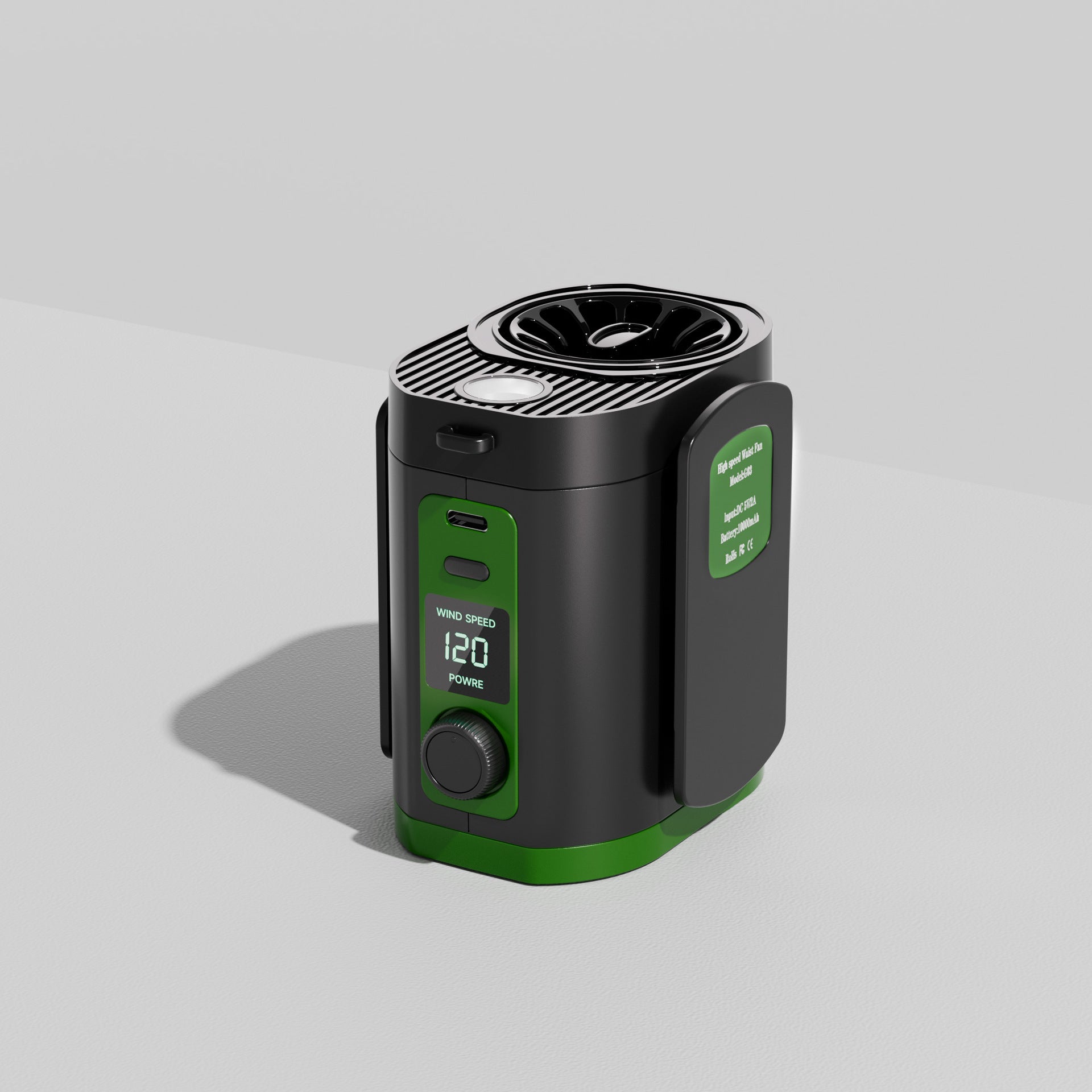 Herrar Mini Luftkylare Kompakt Design med Justerbar Fläkthastighet 4