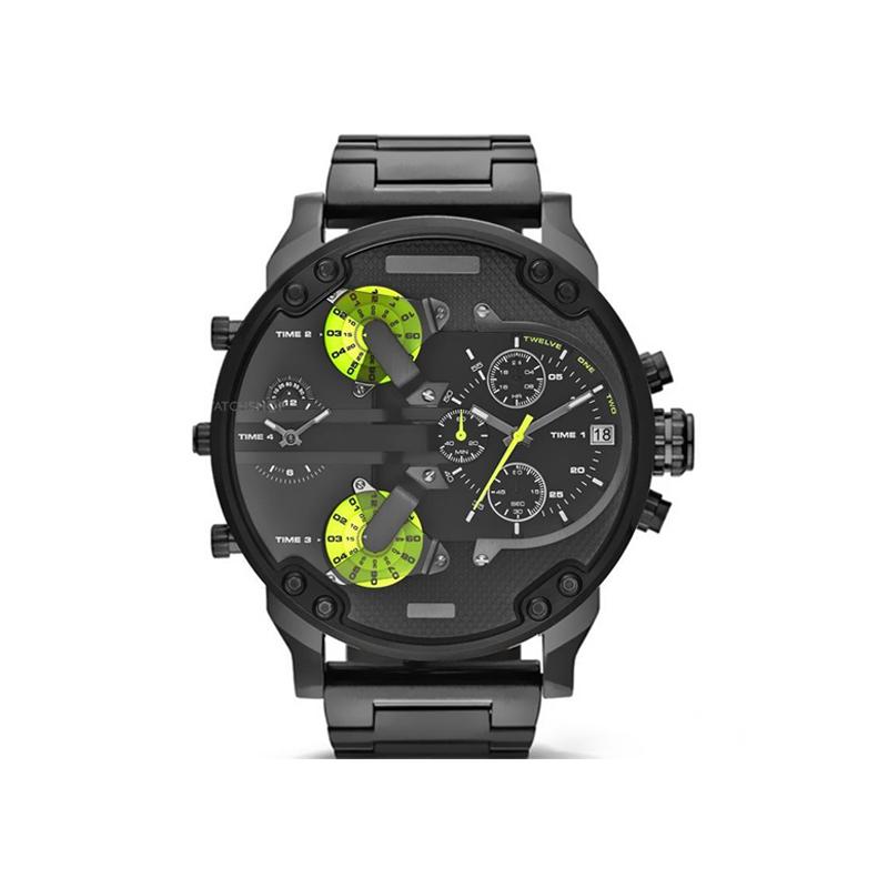 Herrarnas Chronograph Klocka i Rostfritt Stål 0