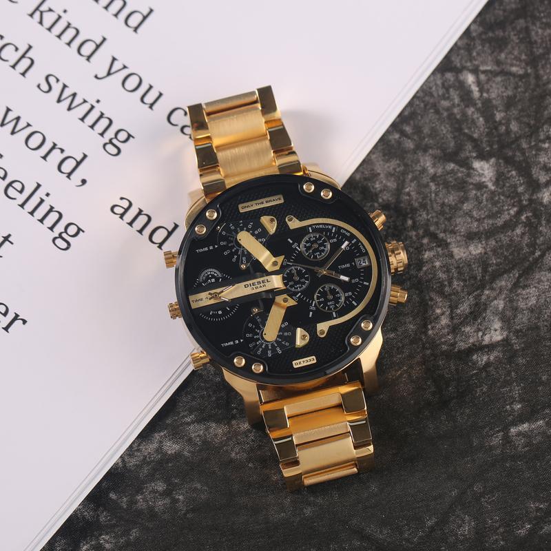 Herrarnas Chronograph Klocka i Rostfritt Stål 1