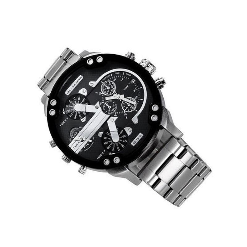 Herrarnas Chronograph Klocka i Rostfritt Stål 10