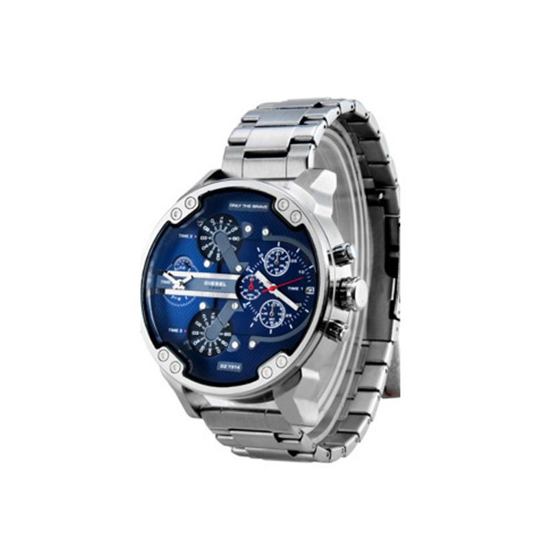 Herrarnas Chronograph Klocka i Rostfritt Stål 11