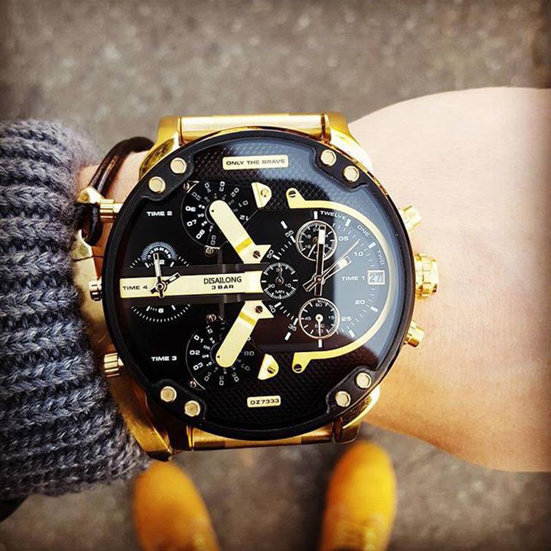 Herrarnas Kronograf Klocka Med Rostfritt Stål 1