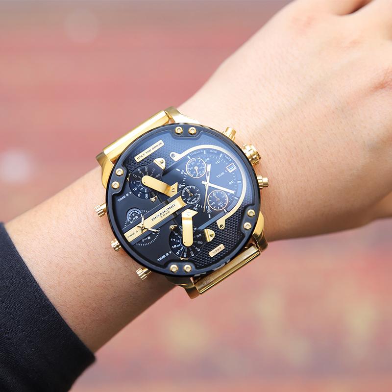 Herrarnas Kronograf Klocka Med Rostfritt Stål 3