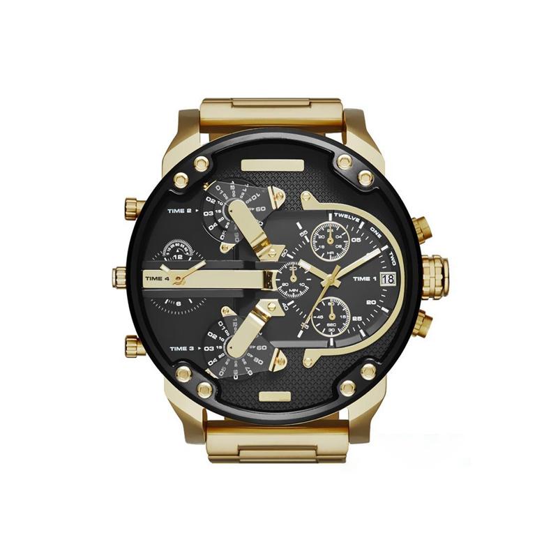 Herrarnas Kronograf Klocka Med Rostfritt Stål 9