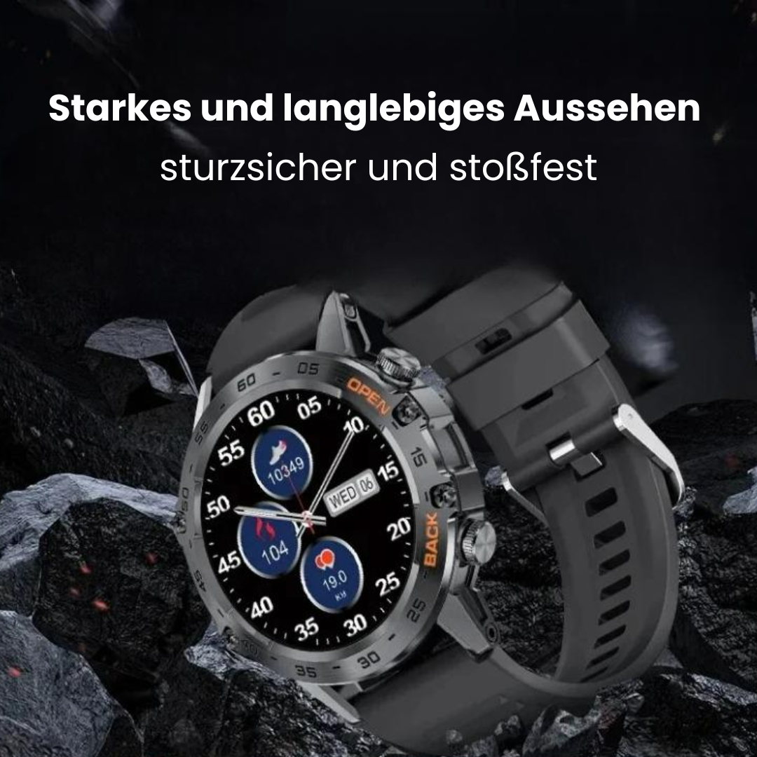 Herrarnas Smartklocka Robust med Pulsövervakning 4