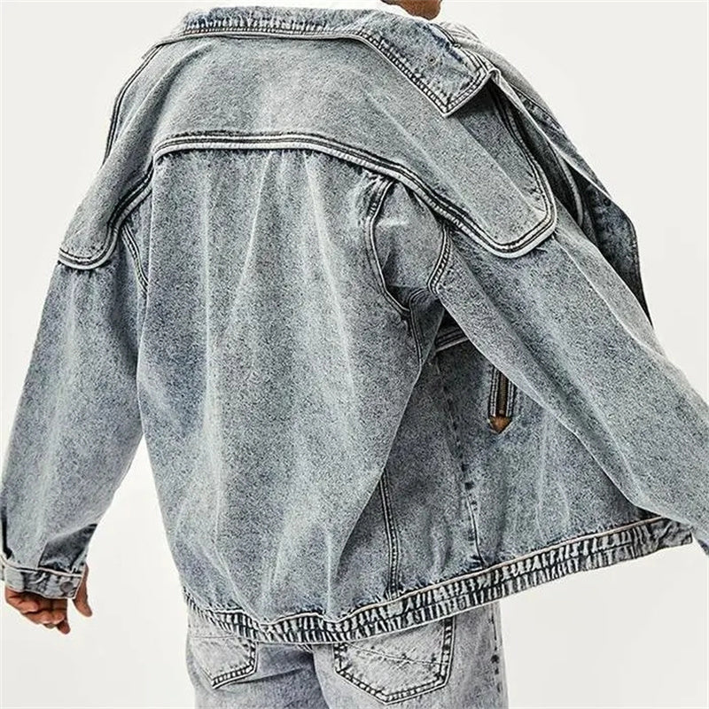 Herrarnas Vintage Denimjacka 2