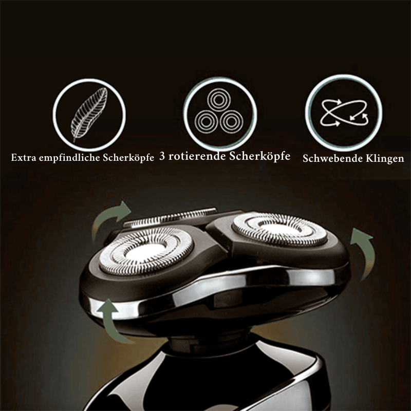 Herrars Rakapparat Våt och Torr Rakning Vattentålig Design 3