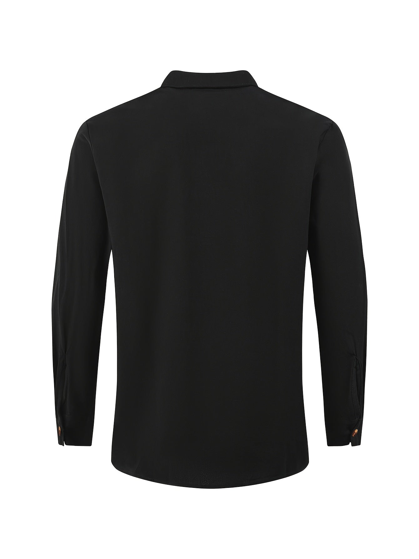 Herrars Strandkläder Set - Långärmad Skjorta & Dragsko Byxor 5