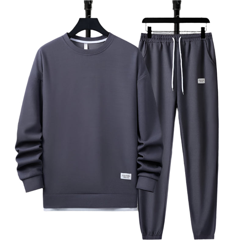 Herrars Tvådelade Set i Mjuk Polyester 0