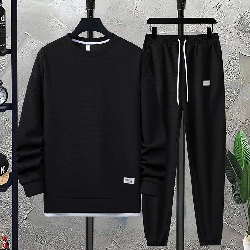 Herrars Tvådelade Set i Mjuk Polyester 2
