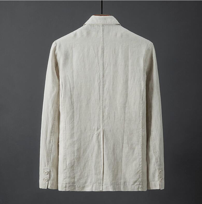Herrblazer Linne Smal Passform 1