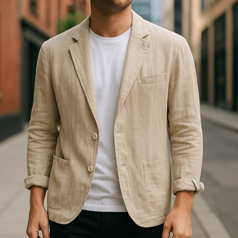 Herrblazer Skräddarsydd Lätt Design 1
