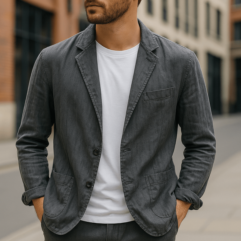 Herrblazer Skräddarsydd Lätt Design 3
