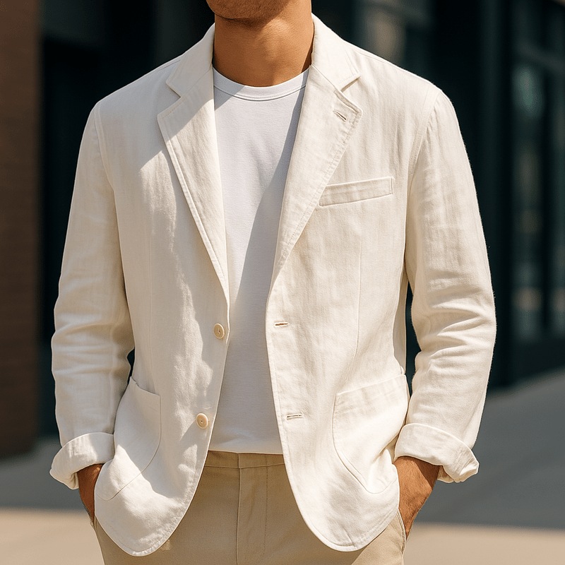 Herrblazer Skräddarsydd Lätt Design 4