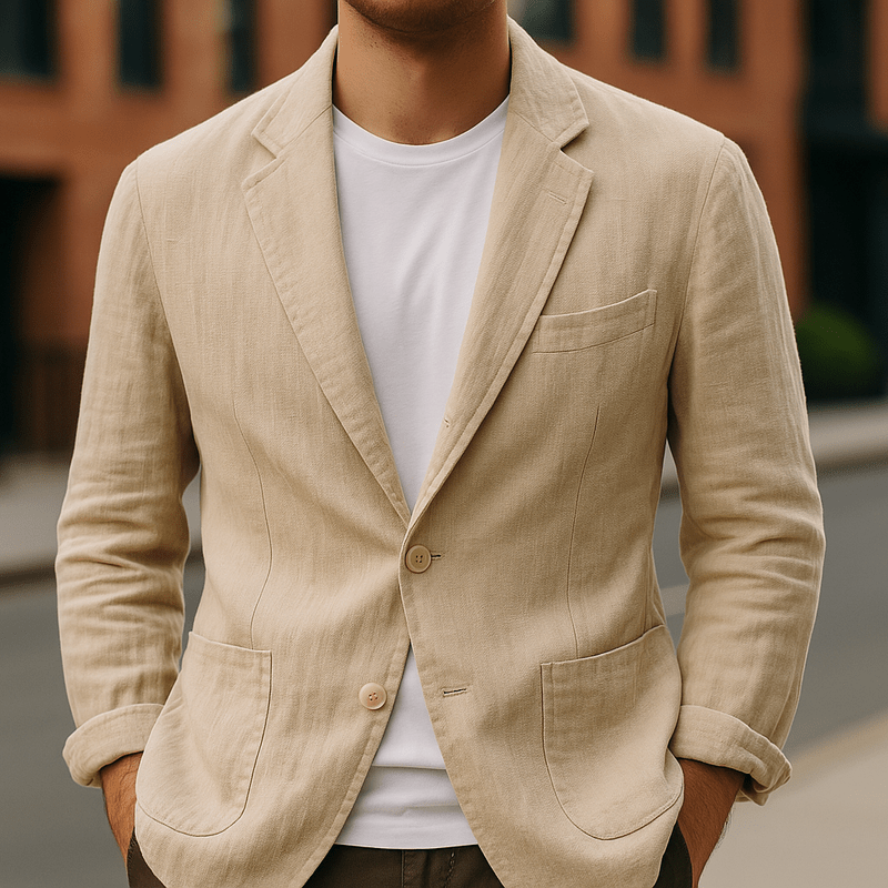 Herrblazer Skräddarsydd Lätt Design 5
