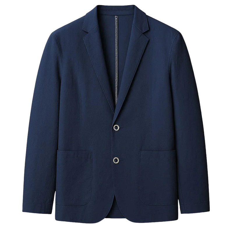 Herrblazer i Linne Modern Skräddarsydd Stil 1